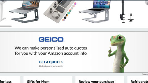 Amazon Sponsored Display example of sponsored display on Amazon