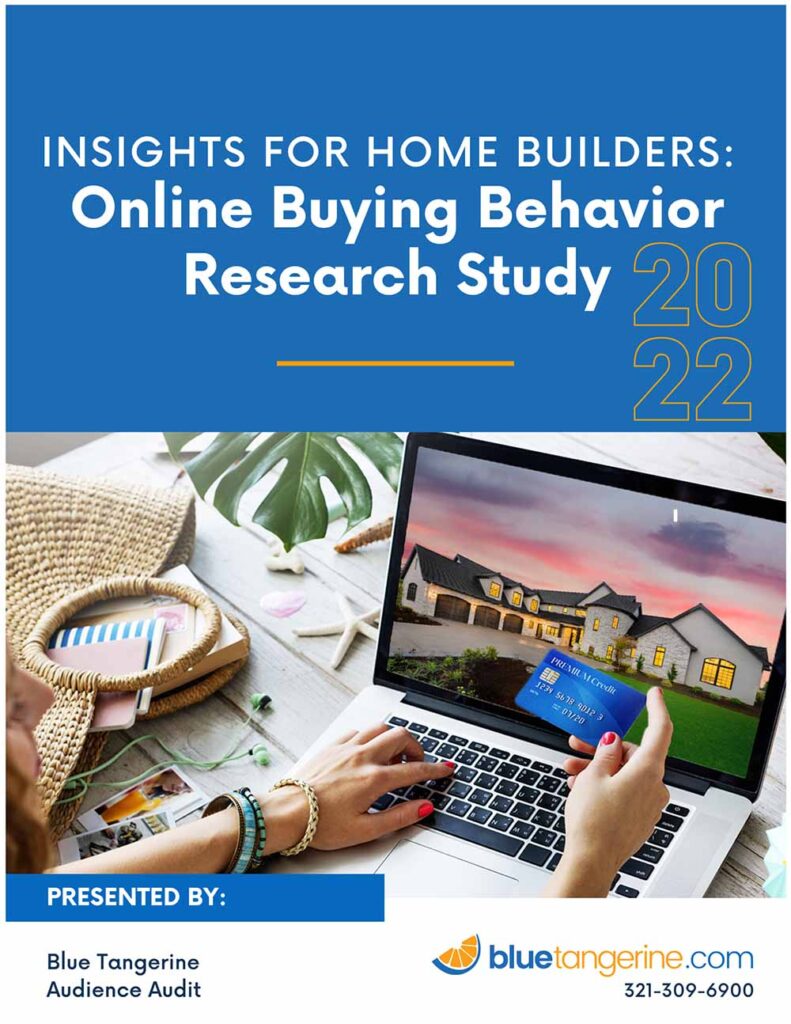 Blue-Tangerine-Online-Buying-Behavior-Research-Summary cover page of the blue tangerine executive summary