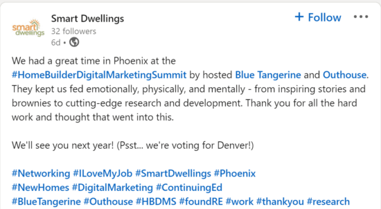 Smart Dwellings Social Smart Dwellings Social Media post