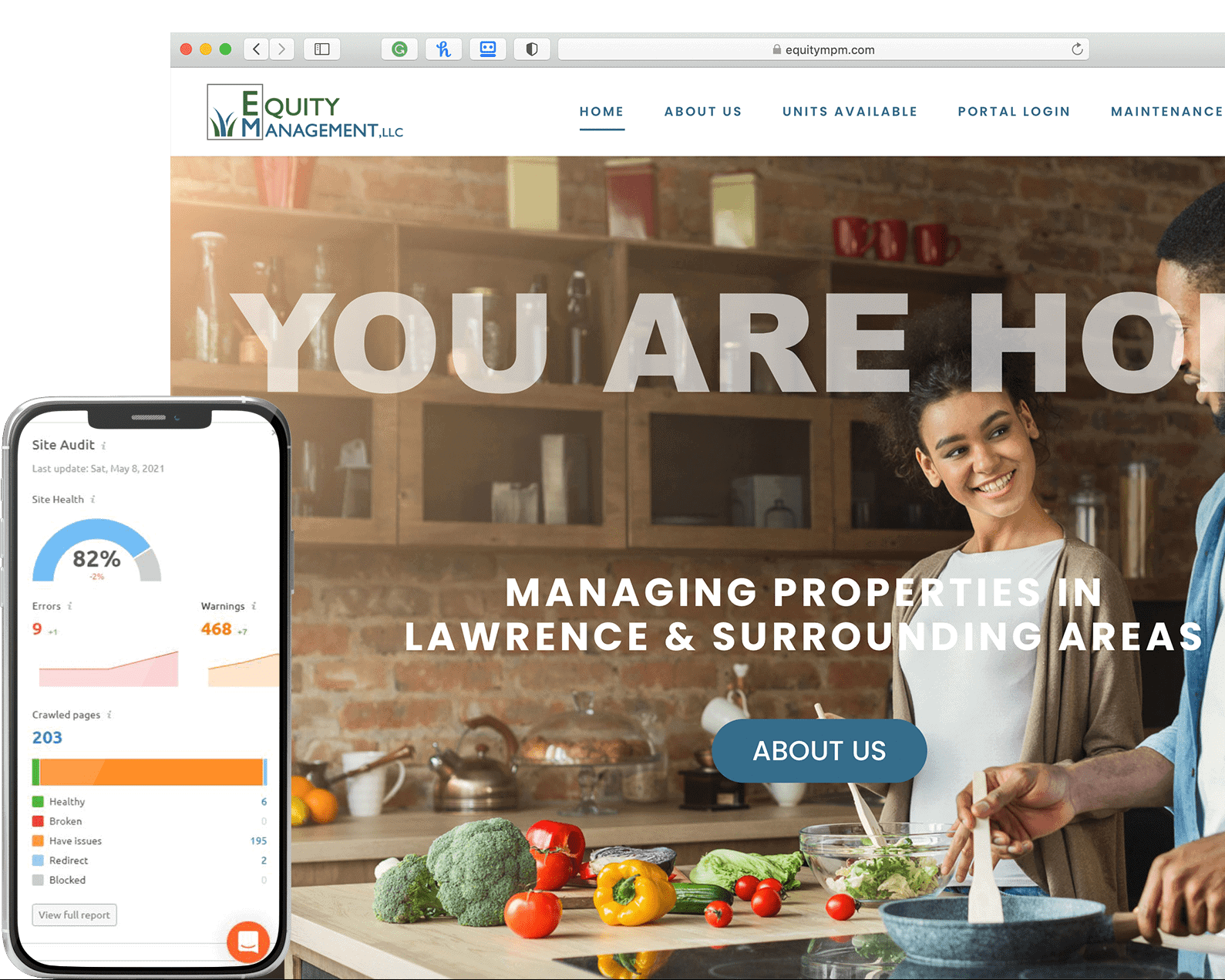 website services website services - Equity management screen shot